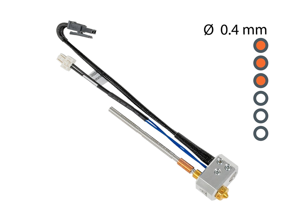 Nextruder Complete Hotend Brass 0.4mm