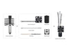 Bambu Lab Complete Hotend Assembly - X1(C) Series - Voxel Factory -3D printer- Imprimante 3D