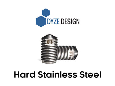 Dyze Design Hard Stainless Steel Nozzle - Voxel Factory -3D printer- Imprimante 3D