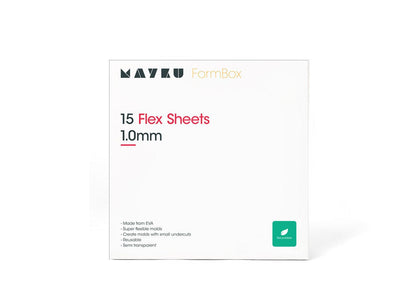 Mayku Flex Sheets (Clear) 1mm - Pack of 15 - Voxel Factory -3D printer- Imprimante 3D