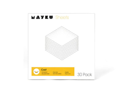 Mayku Cast Sheets (Clear) 0.5mm - Pack of 30 - Voxel Factory -3D printer- Imprimante 3D